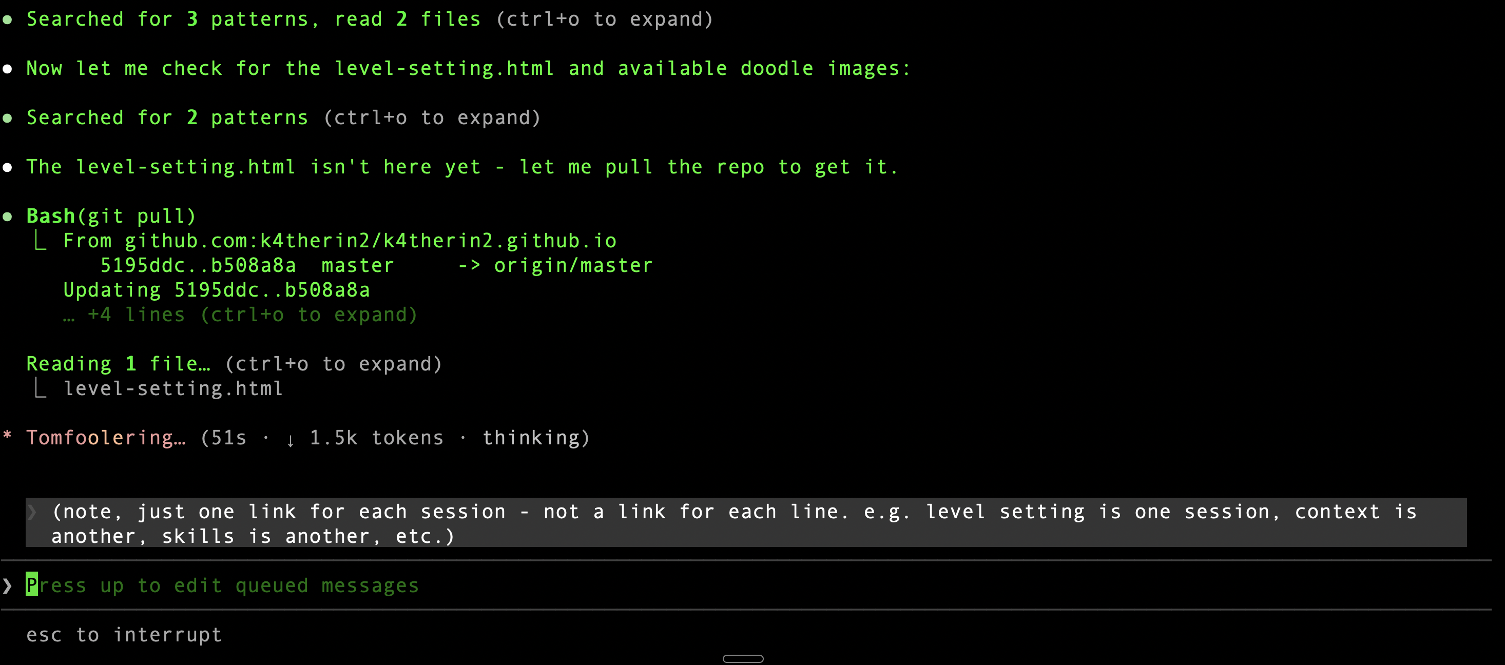 Claude Code CLI continued